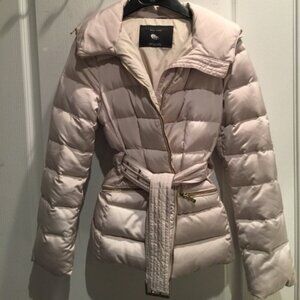 Zara Goose Duck Down Jacket Coat, Size Small
